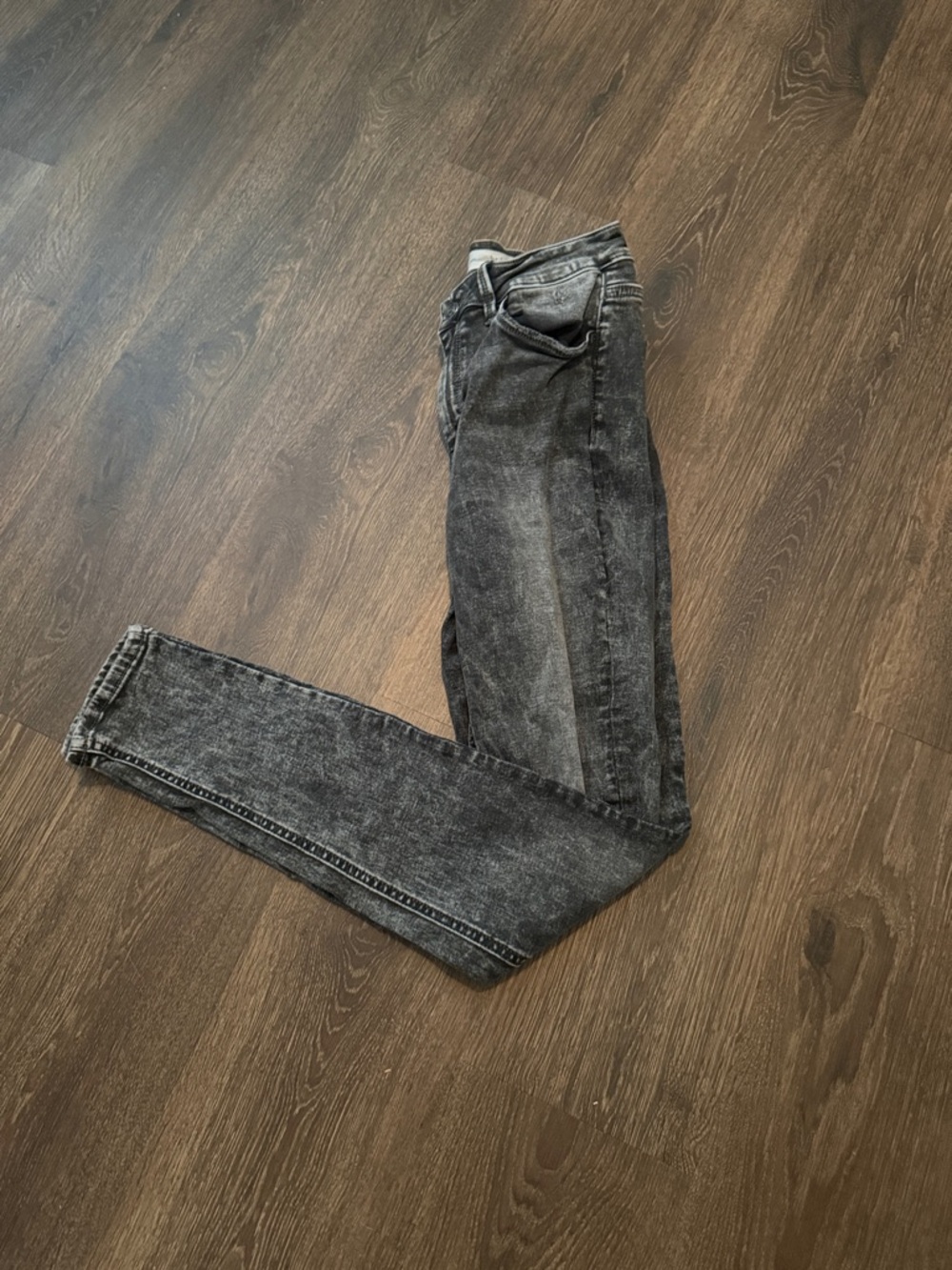 Bridge by Gly high rise skinny Black Acid-Wash Jeans